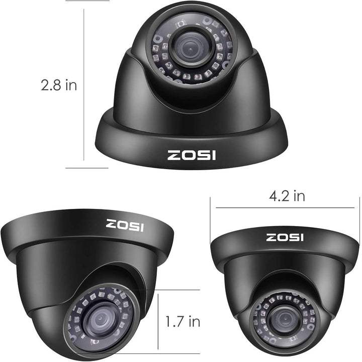 C419 2pack/4pack 1080P Analog CVBS Security Camera + 60ft BNC (ZG4192B) Zosi