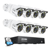 C105 4K 8 Channel Security System + Up to 8 Cameras + 2TB Hard Drive Zosi