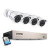 C261 8 Channel 2MP Security Camera System with Audio + Optional 2TB Hard Drive Zosi